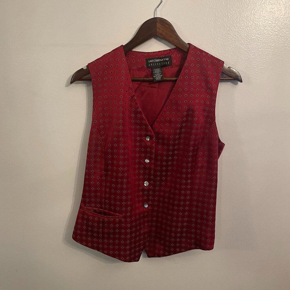 Liz Collection women's size 4 lined vest